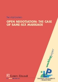 Copertina di Open Negotiation: the Case of Same-Sex Marriage